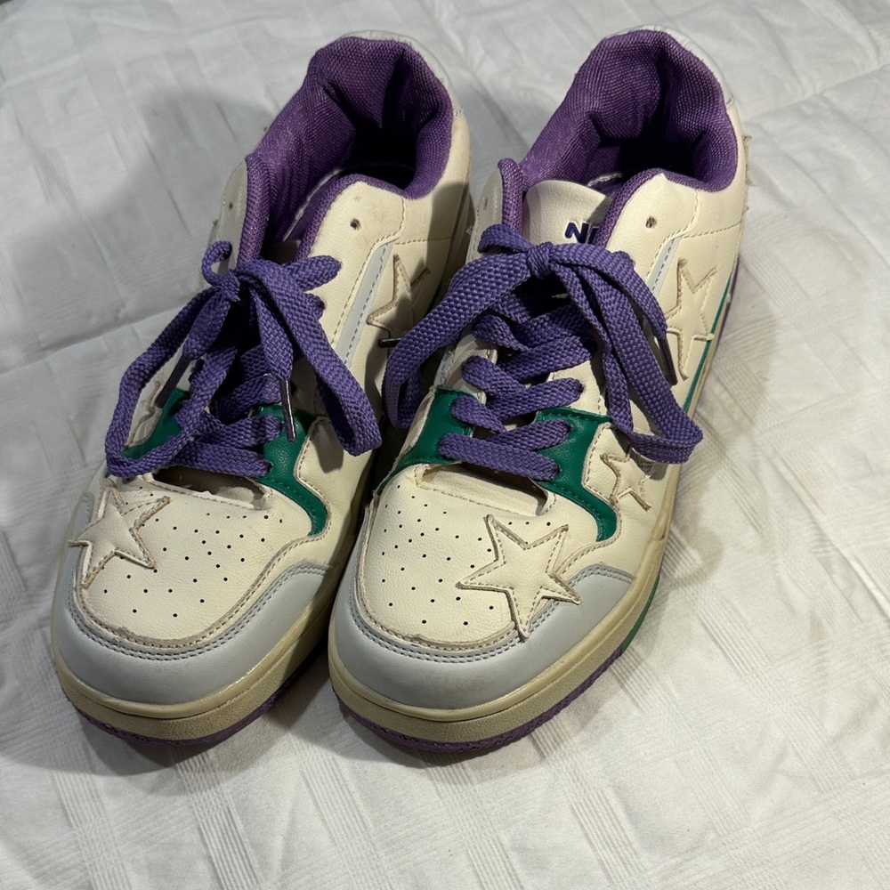 White/Cream Star Aelfric Eden Shoes